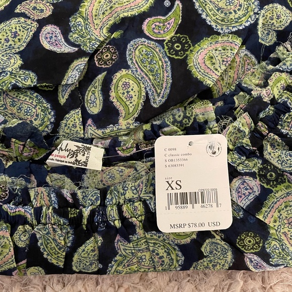 Free People Sun Down Paisley Bodysuit - Picture 7 of 7